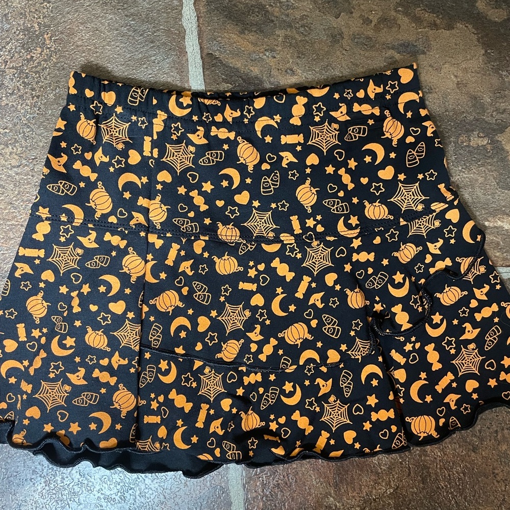 Little Girl’s Halloween Theme Layered Skirt Size 3T